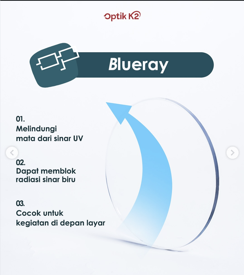 Materi produk Blueray dari Optik K2
