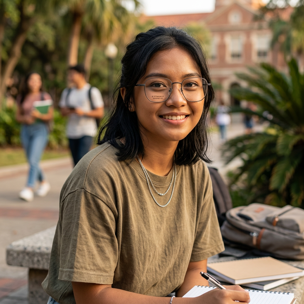 Model: Campus Casual